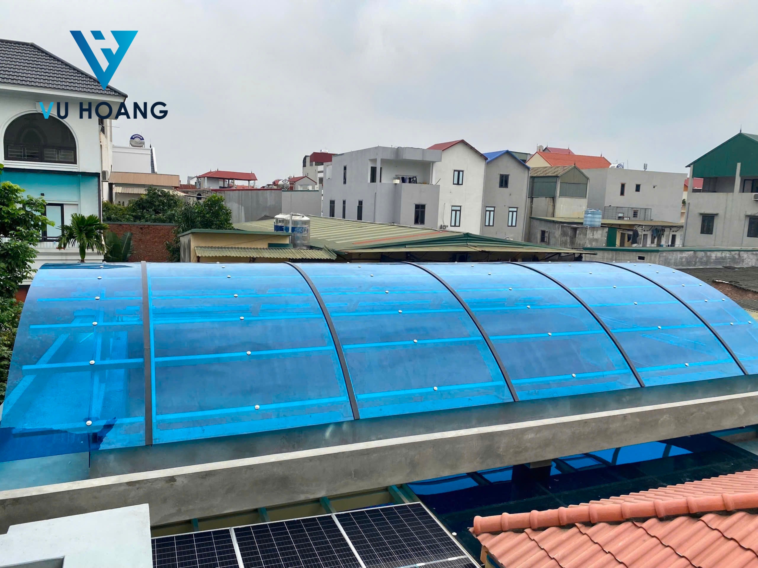 Mái lợp polycarbonate chống UV